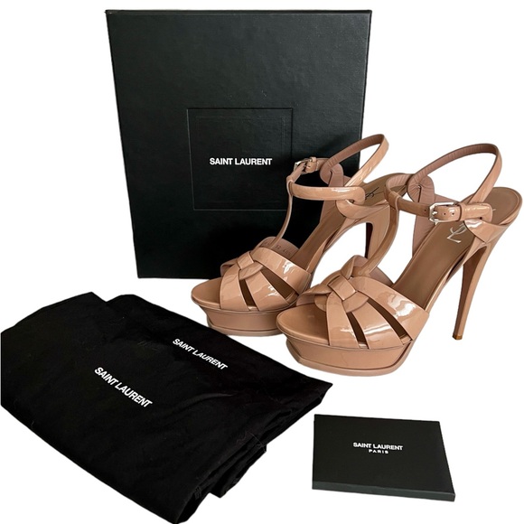 YSL Saint Laurent Tribute Platform Heel - Picture 1 of 8